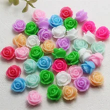 100 шт. 10 мм смешивать цвета смолы цветок плоской задней кабошон для DIY Скрапбукинг Декоративные ремесло изготовления