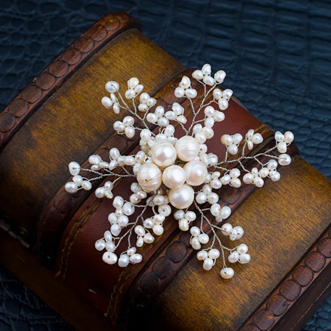 Buy Natural Baroque Pearl Brooches Women Keshi Pearl