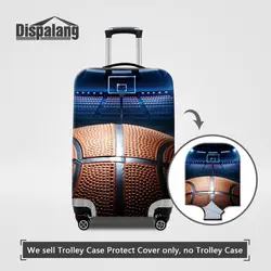 Dispalang мужской чемодан защитные чехлы применяются к 18-30 дюймов тележка чехол мяч печати эластичный стрейч путешествия чемодан пылезащитный