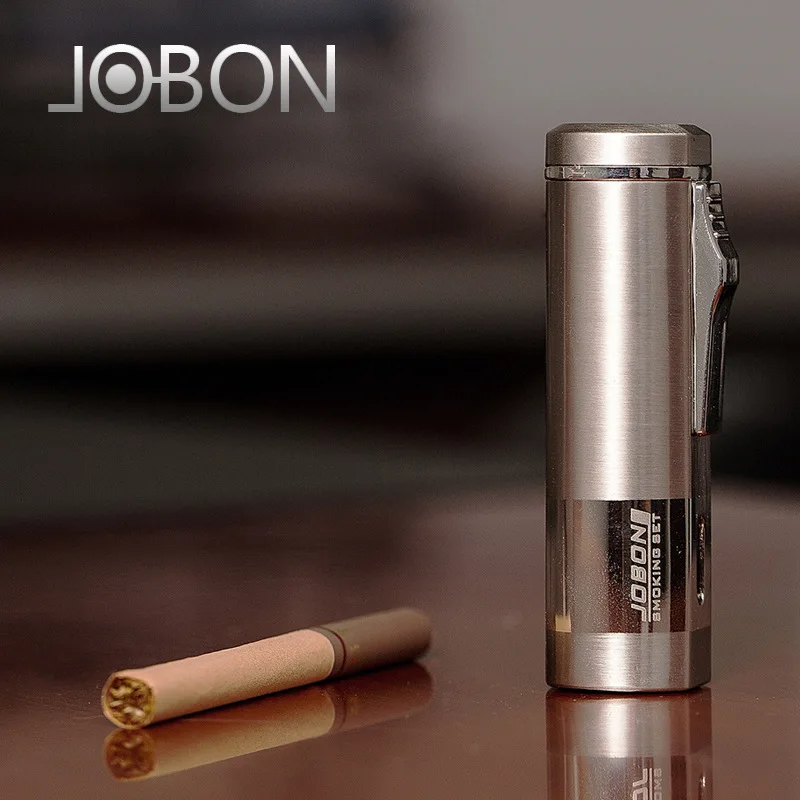 New Jobon Windproof Triple Jet Torch Lighter Refillable Butane Cigar