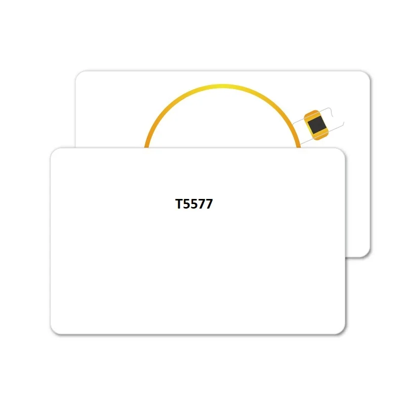 1000 шт T5577 записываемый чип RFID rfid-карта из ПВХ ISO11784/785 512 бит Карточки контроля