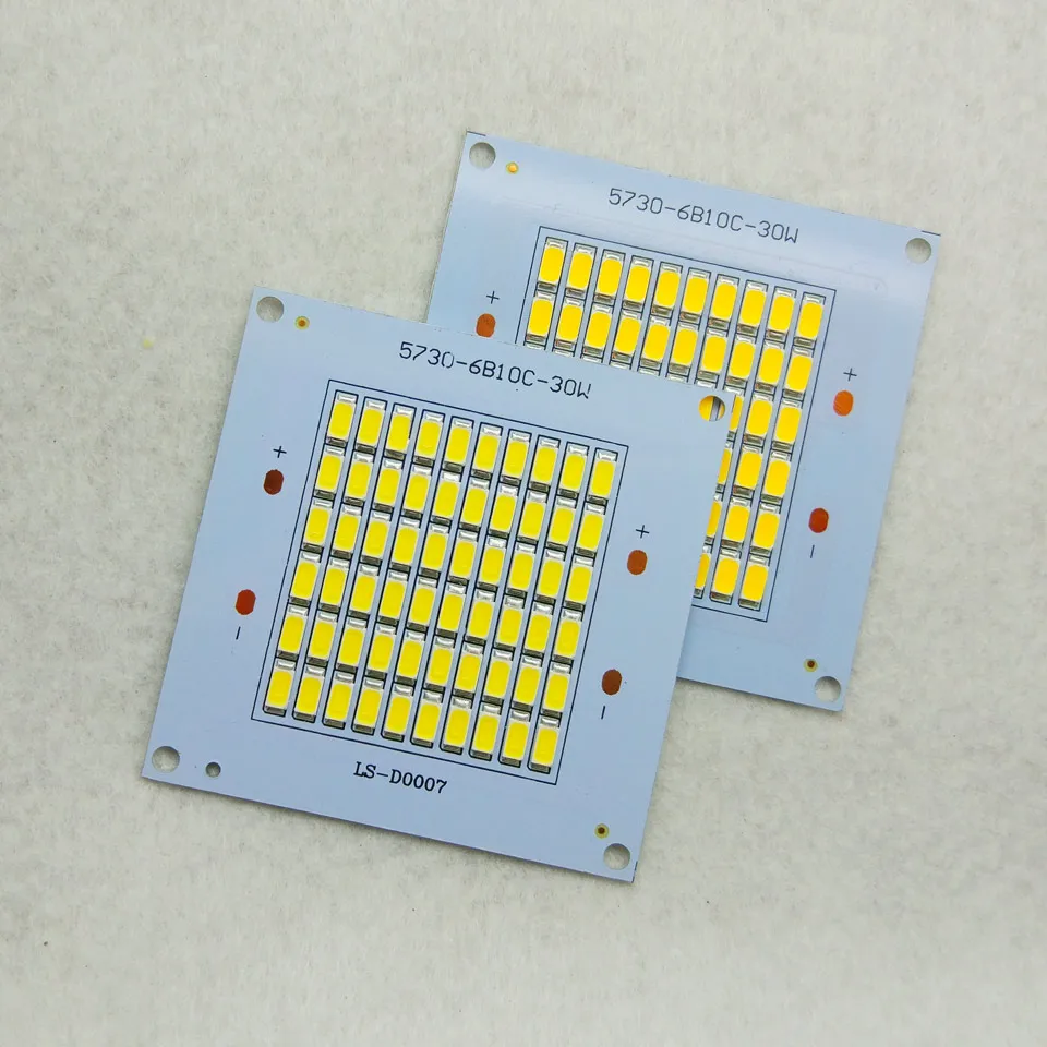 Полноцветные SMD 5730 светодиодный PCB потолочные светильник лампа пластины 30 Вт 3000lm DC20-39V 900mA smd cob алюминиевая ручка с пластинчатым основанием борад для Точечный светильник