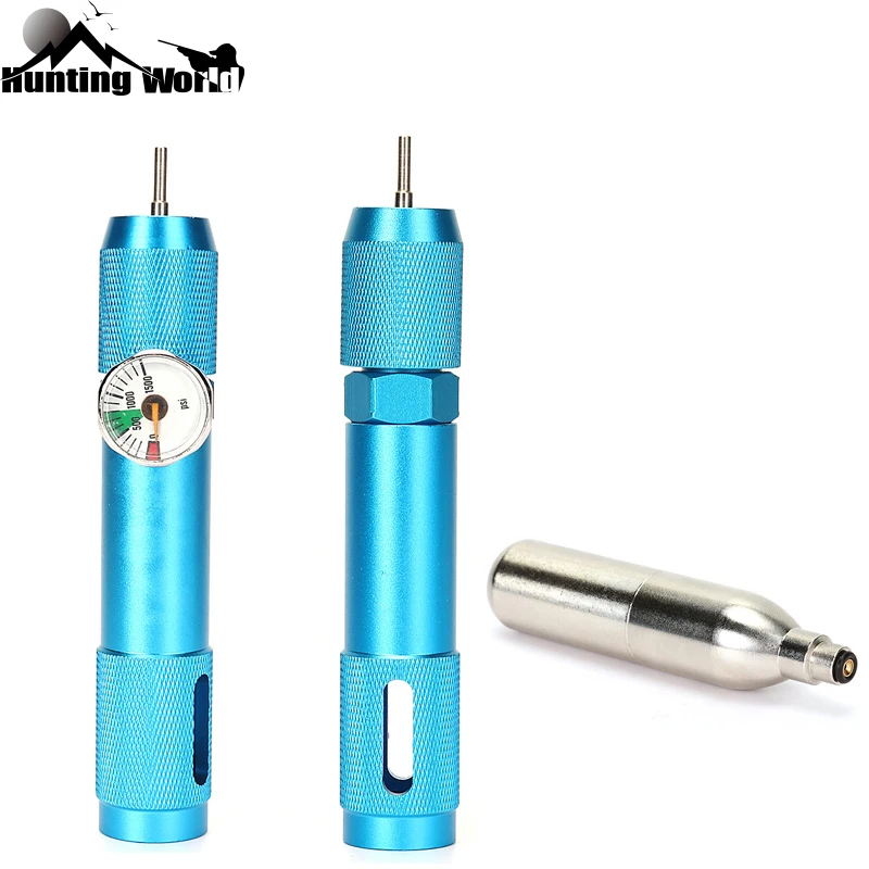 

Tactical Shooting Gear 12g Rechargeable Co2 Cyliner Capsule Charger Portable Adaptor Readout for Hunting Airsoft Airgun Pistol