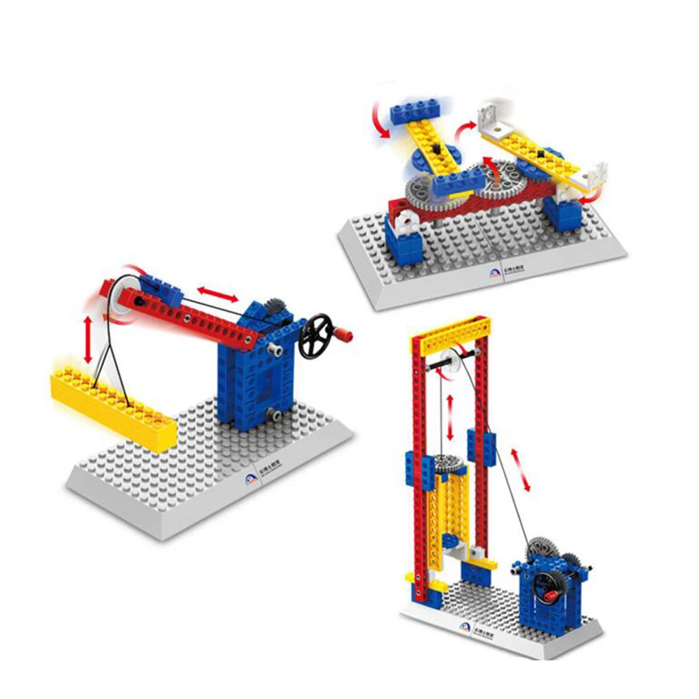 JOY MAGS Toy Engineering Series Elevator Lifts Building Blocks