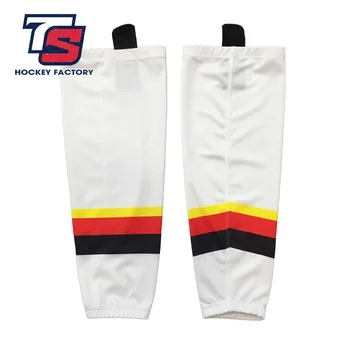 

Coldoutdoor free shipping 100% Polyester Breathable white Ice Hockey Socks Cheap Shin Guards W036 high quality men women sport