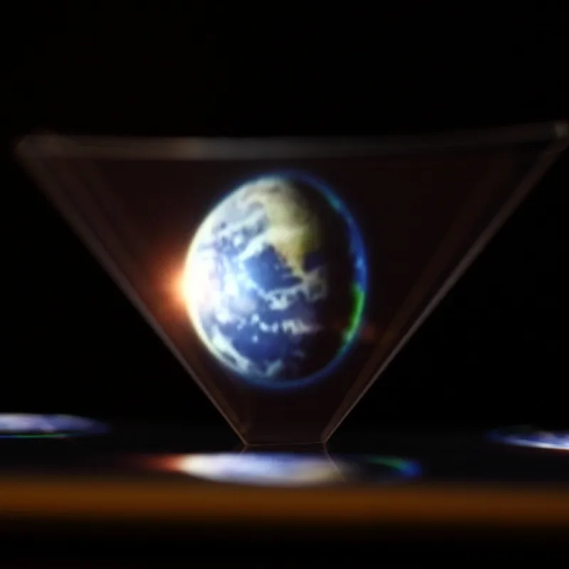 

2018 Pyramid Hologram For Smartphone Holographic Display Showcase Hologram For Huaiwei iphone Samsung Xiaomi