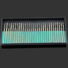 30PCS Diamond Burr Drill Bits Kit For Carving Engraving Card Grinding Tool Set #L057# new hot