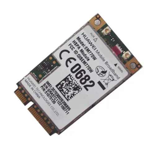 Цена Разблокированный huawei Em770w Wwan беспроводной 3g font b Gps b font 14,4 Мбит с Wcdma Hsdpa Hsupa мини Pci e сетевой Wifi карта 3g 2g модем внутренний ноутбук