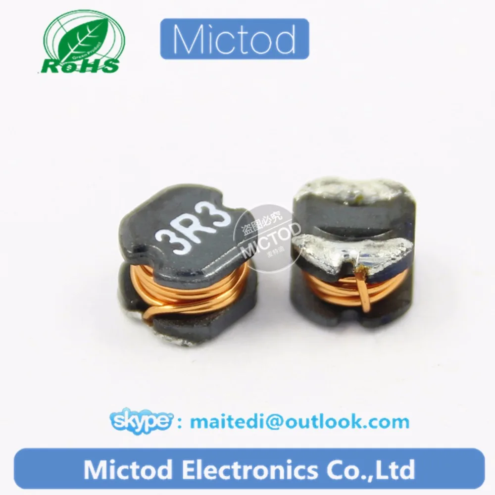 50 шт./лот 2.2uH 3.3uH 4.7uH SMD Мощности Индуктора CD43 6.8uH 10uH 22uH 2R2 3R3 4R7 6R8 100 220 Бесплатная