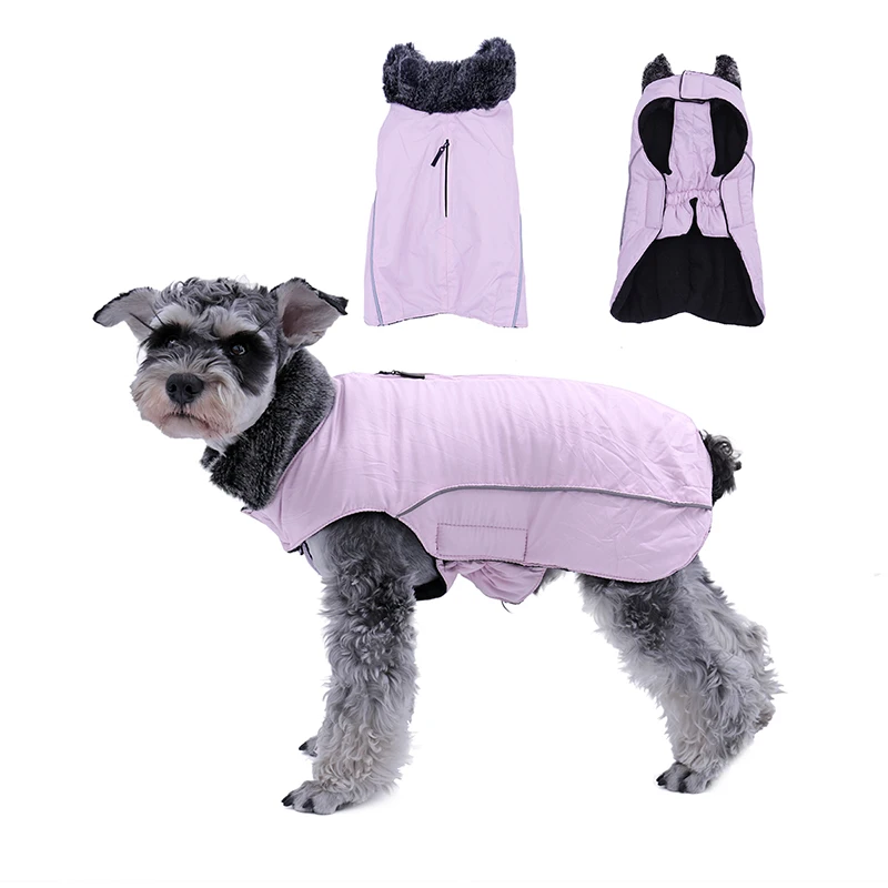 Высокое качество одежда для собак стеганые пальто для собак водоотталкивающая зимняя для домашней собаки куртка жилет Ретро уютный теплый Pet Одежда больших собак