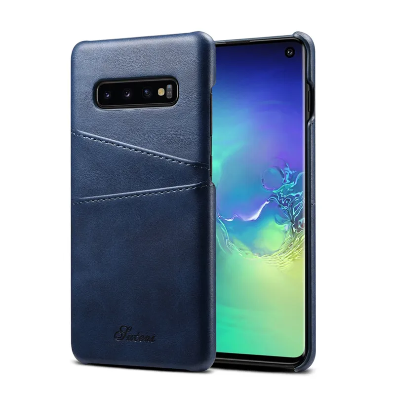 Кожаный чехол для samsung Galaxy S10 Plus S10E чехол для samsung S10 чехол из кожи с держатель для карт кошелек для Note 8 9 10 plus