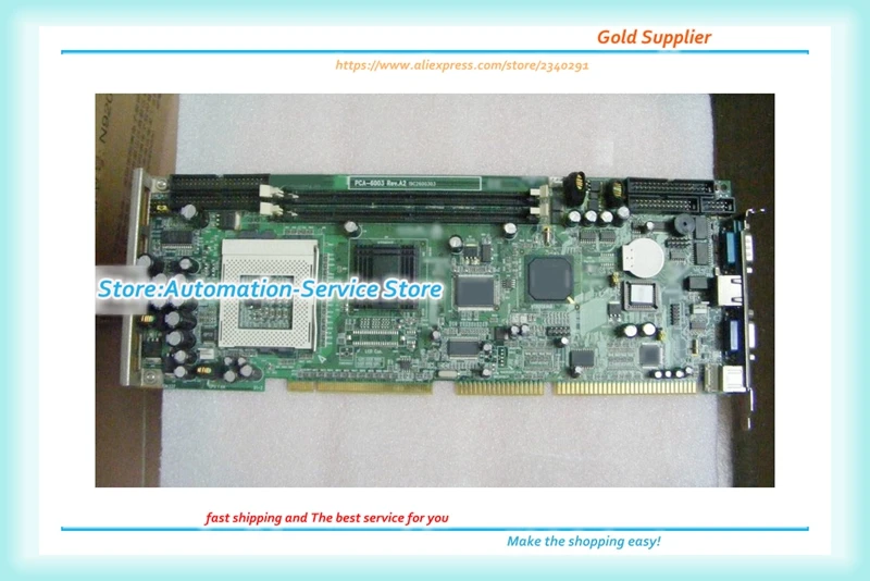 PCA-6003 A1 Промышленная плата управления полноразмерная промышленная контрольная карта без NIC