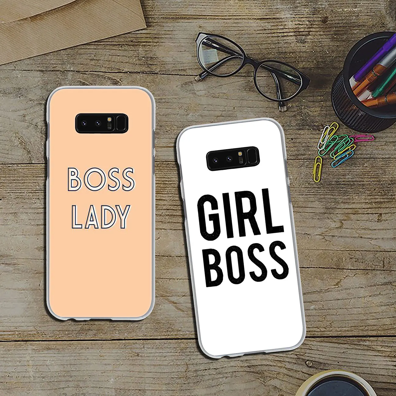 Lavaza boss «King», «queen» жесткий чехол для телефона для samsung Galaxy Note 10 9 8 A9 A8 A7 A6 плюс A3 A5 A2 крышка