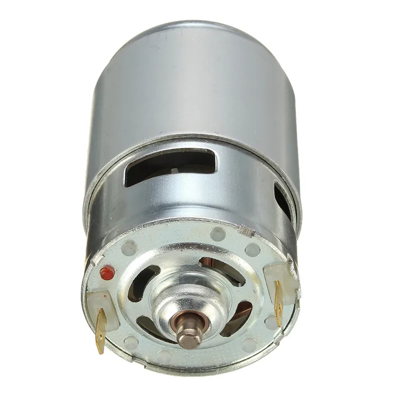 775 двигатель постоянного тока DC 12 V 36 3500 9000 об/мин шарикоподшипник большой