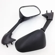 For Motorcycle Yamaha YZF R6 YZFR6 YZF-R6 2001 2002 BLACK OEM Replacement Racing Mirrors
