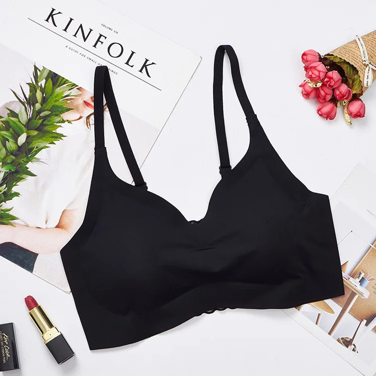 Jerrinut Sexy Push Up Bra Lace Seamless Bra Wire Free Breathable BH Underwear Women Lingerie Bras For Women Bralette  4