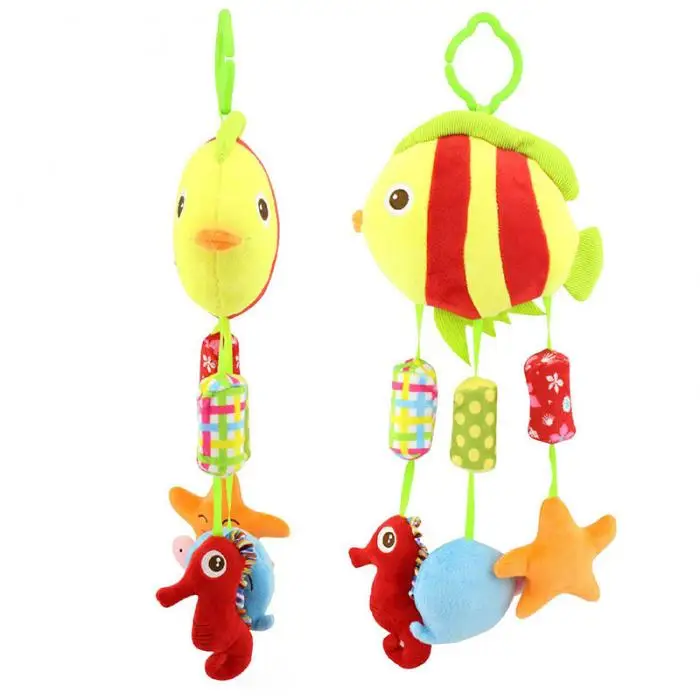 Детские постельные принадлежности игрушки золотая рыбка/Сова/в форме слона мультфильм подвесной Декор Плюшевые игрушки-животные для