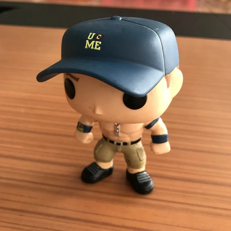 Funko POP Wrestling John Cena Fighter Boxer You can't see me Виниловая фигурка Коллекционная модель свободная игрушка без коробки - Цвет: Белый