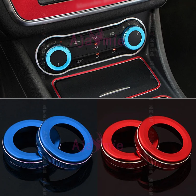 

Accessories For Mercedes Benz GLA GLE A B CLA 200 220 A180 B200 Volume Button Switch Cover Air Vent Trim Chrome Car Styling