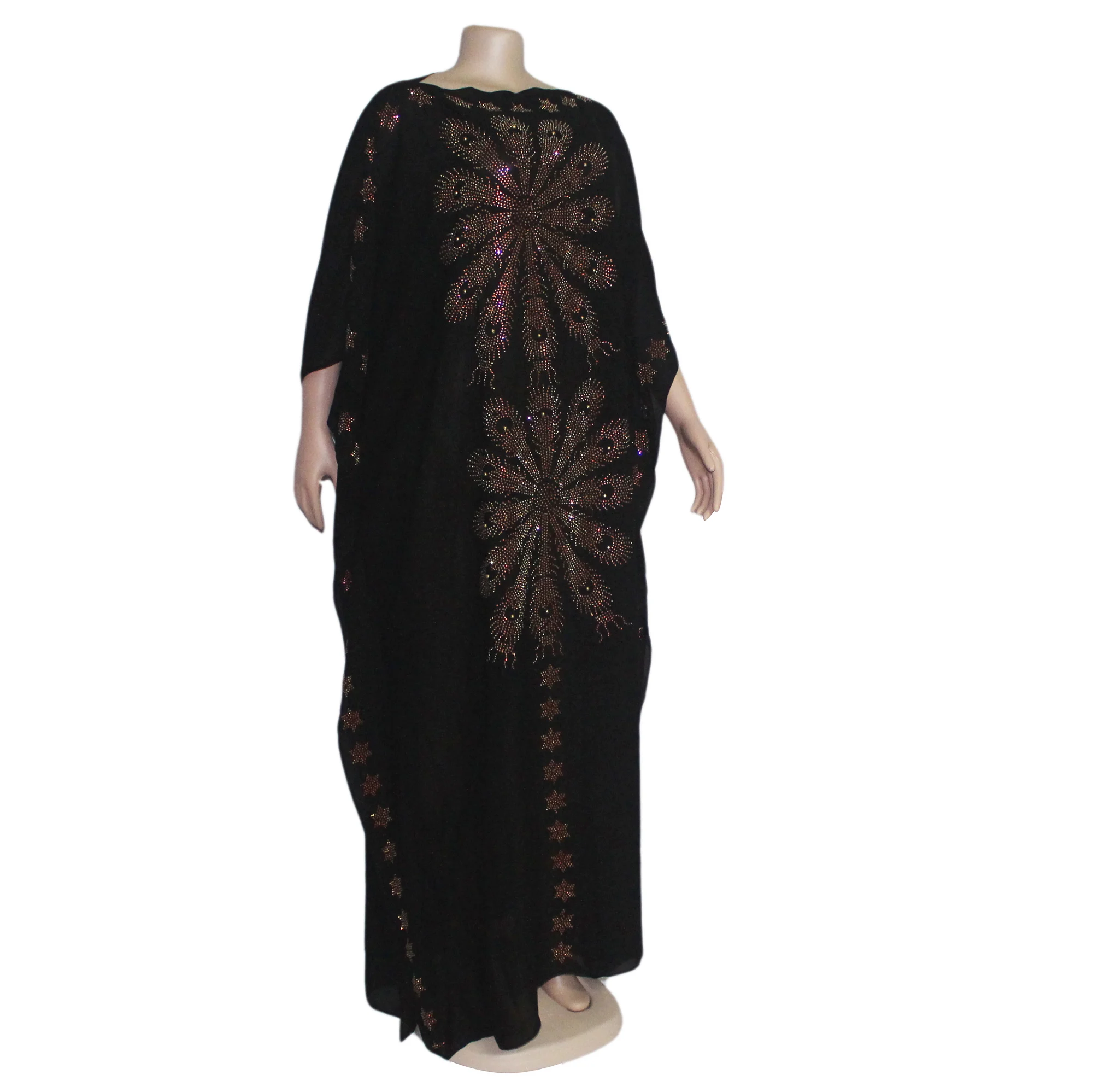 Tilapia/летнее платье большого размера с вырезом лодочкой, Длинное свободное платье Дашики