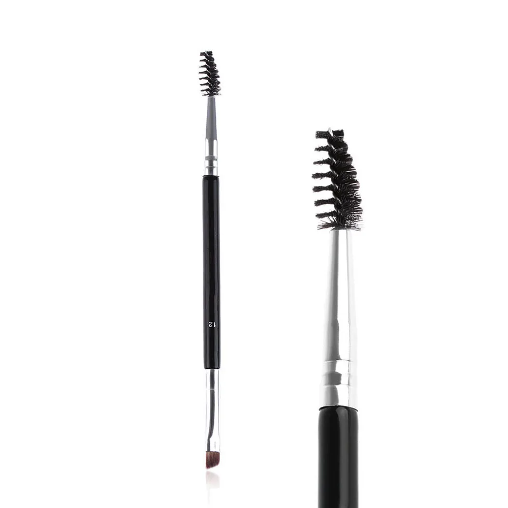 Buy 1PCS 12 Large Synthetic Duo Brow Brush Blending Eyebrow Makeup Brushes kit