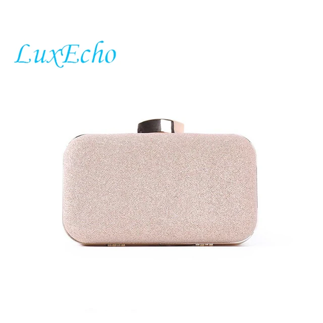 Luxecho Fashion Rose Gold Women Wedding Handbags Bridal Golden New Luxecho Fashion Rose Gold Women Wedding Handbags Bridal Golden New Evening Shoulder Bag Bride Handbag Clutches