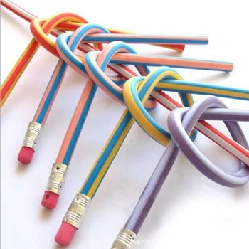 

5 pcs/lot creative flexible soft pencil magic stationery school supplies for kids material escolar