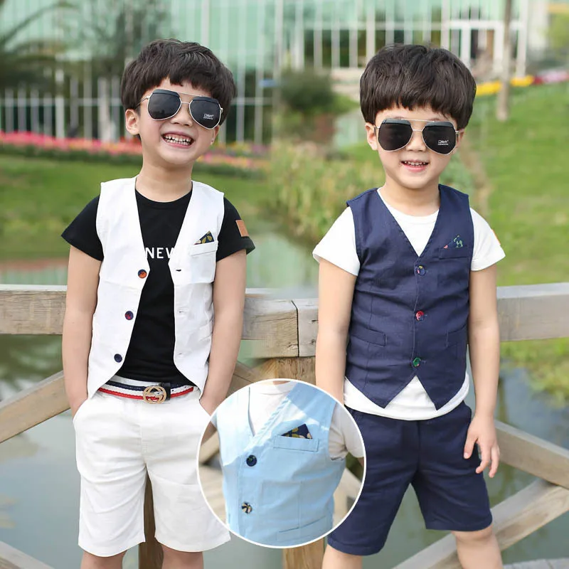 Vestito Blazer Per Bambini E Ragazzi Famuka - Per Battesimi, Matrimoni E Feste, Grigio - Foto 7