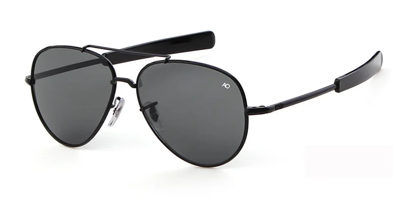 Винтажные Солнцезащитные очки авиаторы мужские высококачественный Американский армейский Военный оптический AO солнцезащитные очки wo мужские Oculos de sol masculino