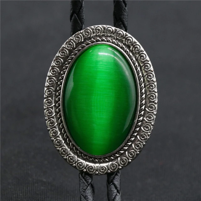 emerald bolo tie