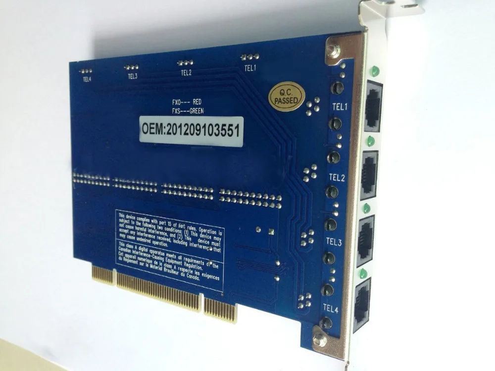TDM400P карта Asterisk с 4 модулями FXS/FXO для Issabel FreePBX поддерживает карту Digium Sangoma|card|card