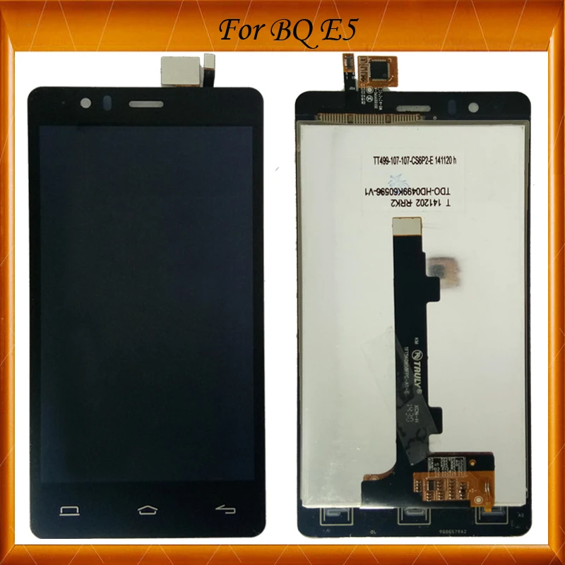 Для Bq Aquaris E5 Tft5K0982Fpc A2 E/Ips5K0759Fpc A1 E/Tft5K0858Fpc E/Ips5K0760Fpc E Lcd + сенсорный экран с/без