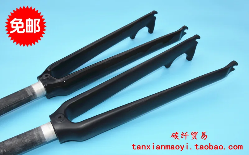 

The road bicycle carbon fiber fork 700c road fork disc c road fork 3k+Freeshipping