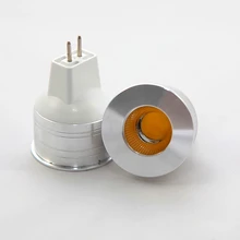 Высокой мощности с регулируемой яркостью MR11 5W COB Светодиодный прожектор Светодиодный лампочки DC12V теплый белый, холодный белый 10 шт./лот Освещение в помещении