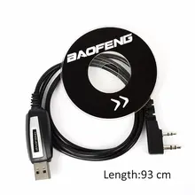 Новинка года полезно USB Кабель для программирования для Baofeng двухстороннее радио UV-5R BF-888S BF-F8+ с компакт-диск с драйверами