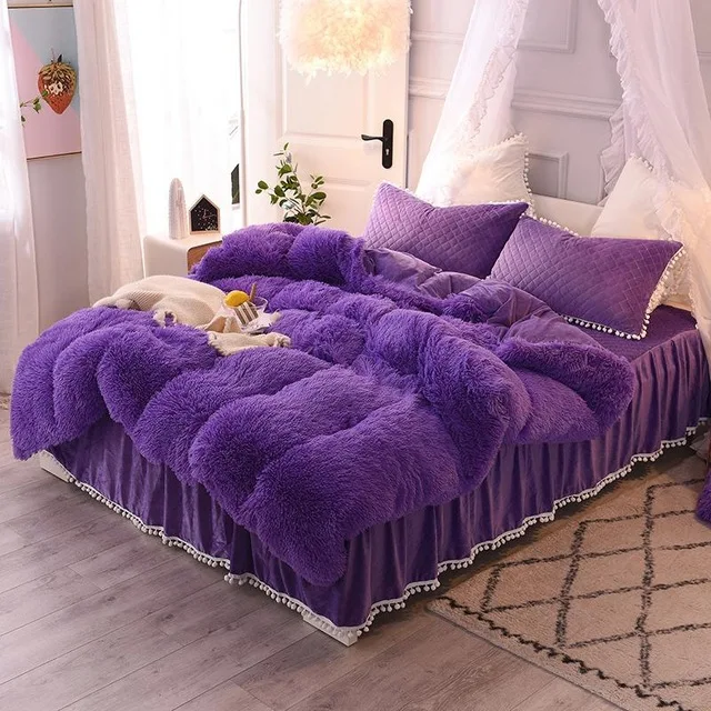 Famvotar-Luxury-Plush-Shaggy-Bedding-Set-1-Faux-Fur-Duvet-Cover-1-Quilted-Ruffle-Bedskirt-2.jpg_640x640