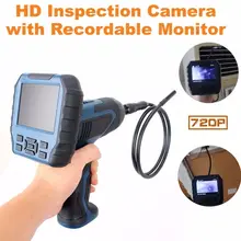 Free Shipping!GL8702 3.5″ HD 1MP 720P Endoscope Tube Inspection Camera w/Recordable Monitor 3X Zoom Car Diagnostic Tools