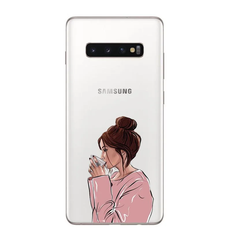 Чехол для Samsung Galaxy S20 чехол S10Plus силиконовый из ТПУ телефона Ultra S8 S9 S10e A51 A71