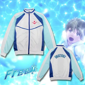 

Anime Free! Iwatobi Swim Club Haruka Nanase Sports Mens Womens Hoodie Cosplay Costume Adult Halloween Costumes