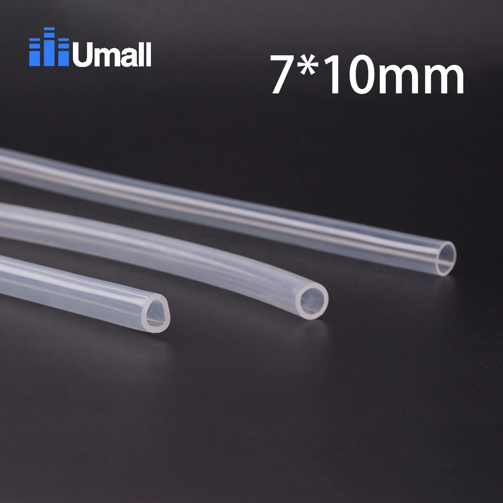 

7*10mm Food Grade Medical Use Grade FDA Silicone Rubber Flexible Tube / Hose / Pipe