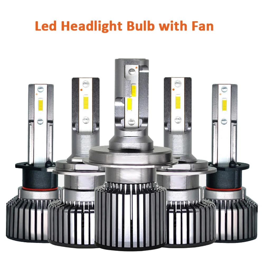 

Car Led Headlight Bulb Automotivo Led Fog Light H4 H7 H8 H9 H11 H16 9005 9006 9012 H1 HB3 HB4 HIR2 High Low Headlamp Lamp 12V