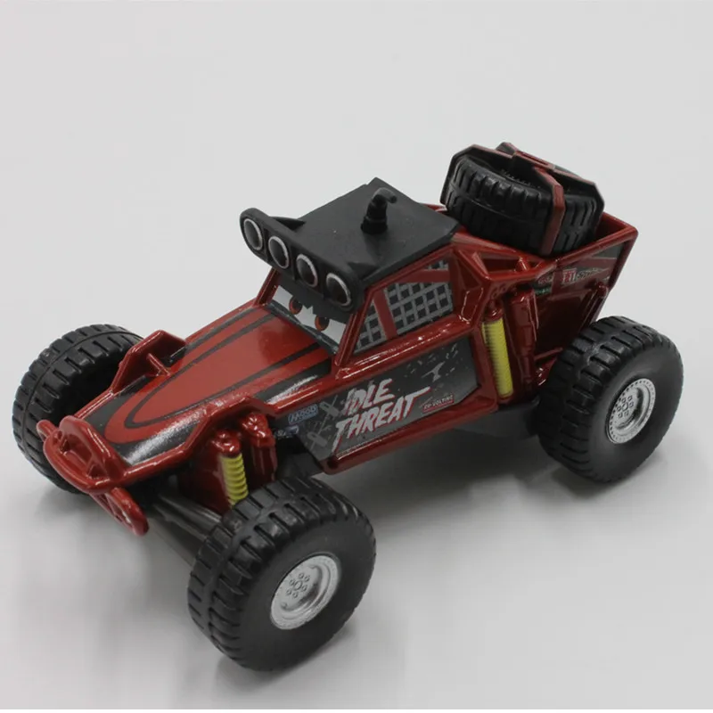 Disney Pixar Cars Lighting Mcqueen литая модель автомобиля с большим колесом коричневый пляжный