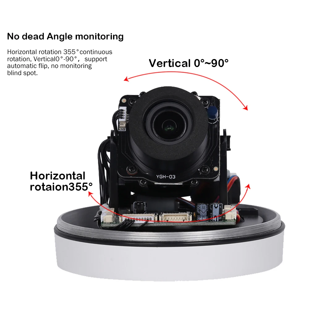 1080P 3X 5X Zoom 4 in 1 Dome Camera IR PTZ Night Vision Starlight AHD TVI CVI CVBS Optical Motorize