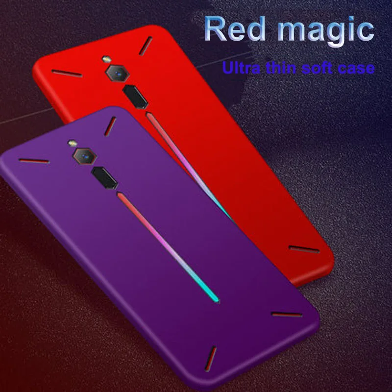 Чехол для ZTE Nubia Red Magic NX609J тонкий мягкий матовый ТПУ чехол противоударный redmagic Fundas