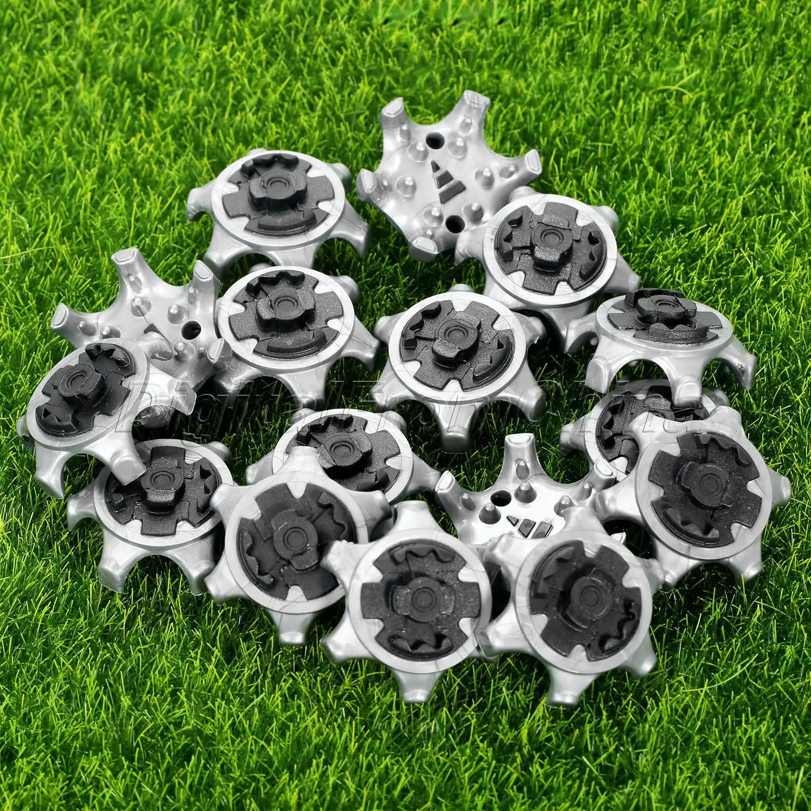 14 قطعة/الوحدة الغولف حذاء المسامير الغولف المسامير المسامير 1/4 بدوره تويست السريع المرابط أحذية المسامير الملحقات أداة استبدال جولف التدريب