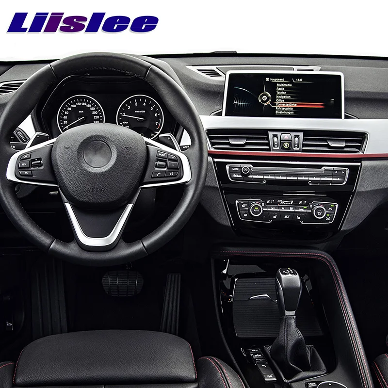 Clearance LiisLee 9 inch Car Multimedia GPS Audio Hi-Fi Radio Stereo For BMW X1 F48 2016~2018 Original NBT Style Navigation NAVI 1