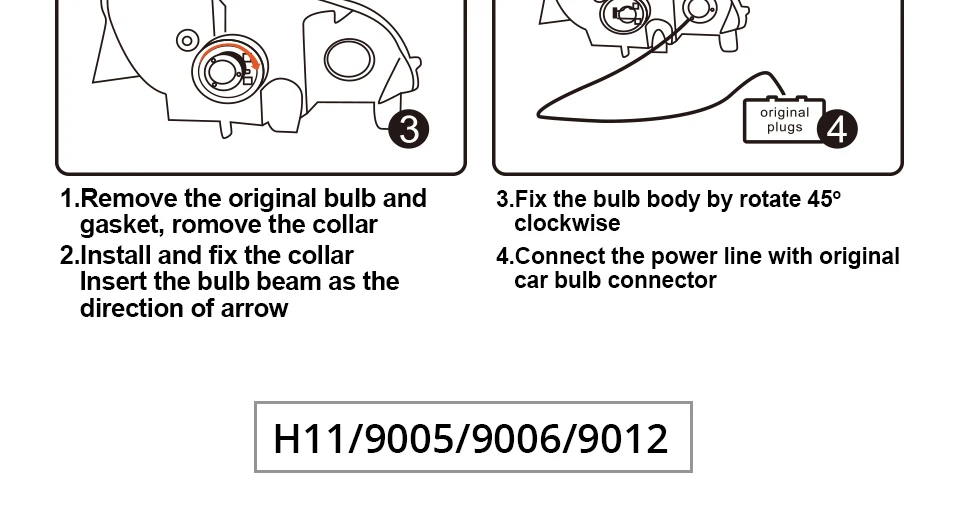 H4 H7 LED Car Headlight H1 H11 H8 H9 Luces Led Para 16000Lm 12V ZES Chips 9005 HB3 9006 HB4 HIR2 70W 6500K Light Bulbs For Cars (15)