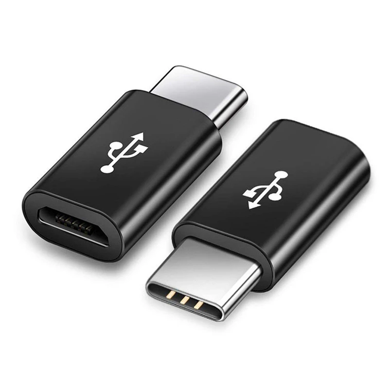 Black Color : Black ZYS USB-C/Type-C Male Micro USB Male to USB 3.0 Female Adapter 