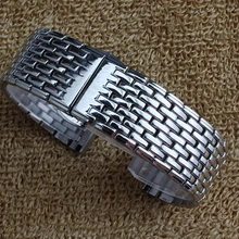 Hot Utrl thin Watchband solid links Stainless steel Watchband metal watch strap Silver 18mm 20mm 22mm
