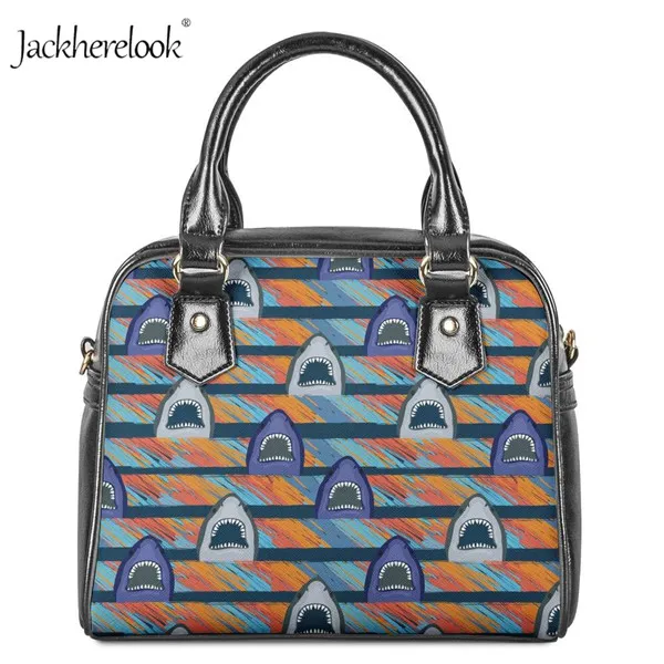 HX462DL Jackhereook женская кожаная сумка с рисунком акулы, сумки на плечо для девушек, брендовые дизайнерские сумки через плечо, женские сумки-мессенджеры - Цвет: HX462DL